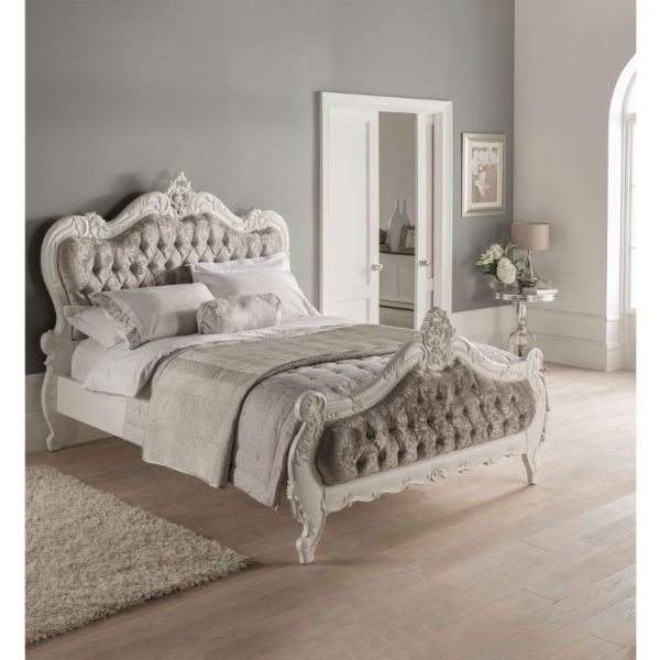 Dipan Ukir Klasik Perancis Shabby Chic