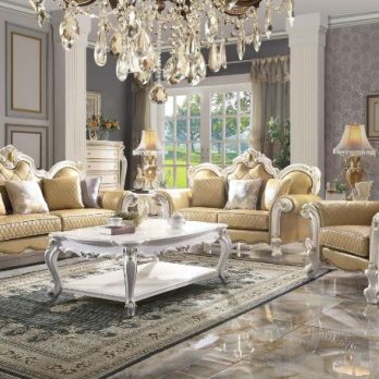 Kursi Sofa Tamu Ukir Luxury Duco Putih