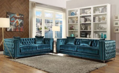 Sofa Ruang Tamu Minimalis Modern Dark Teal