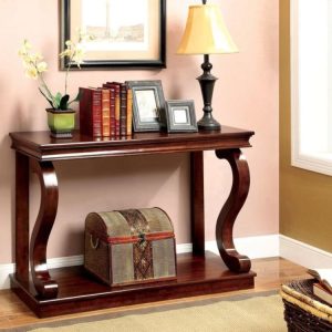 Meja Konsul Minimalis Mahogany