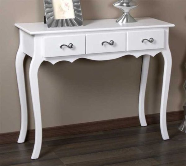 Meja Konsul Shabby 3 Laci Modern