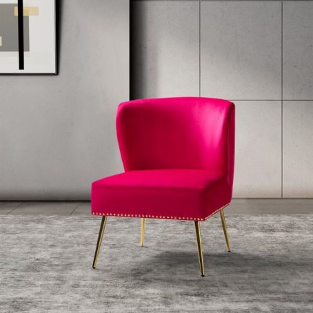Sofa Minimalis 1 Seater Modern Velvet