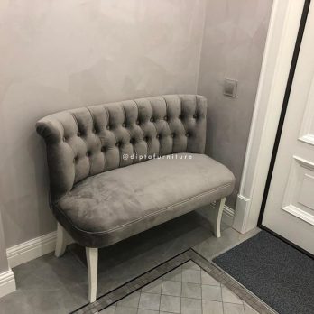 Sofa Santai Minimalis 2 Dudukan Grey