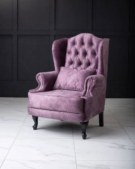 Sofa Wingchair Minimalis Velvet
