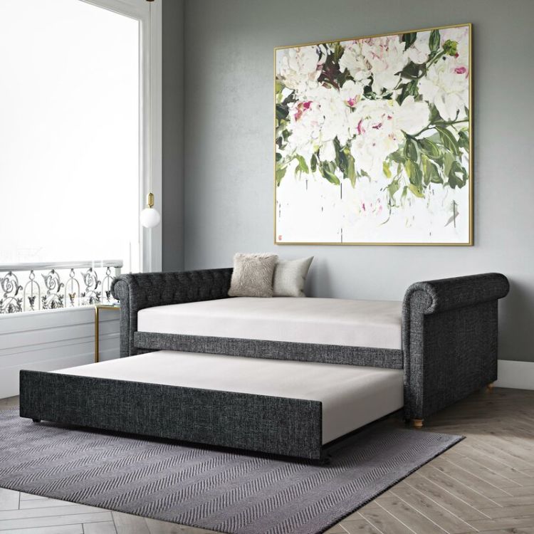 Sofa Bed Tempat Tidur Sorong Minimalis Lina
