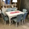 Meja Makan Minimalis Shabby Modern 6 Kursi