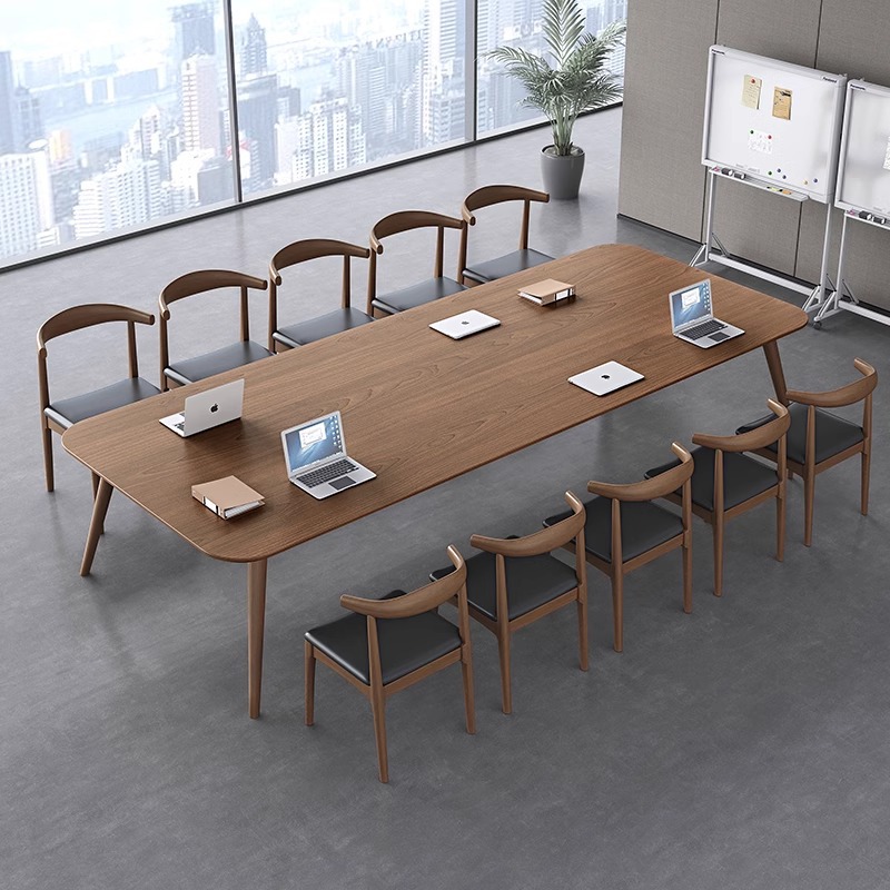 Meja Rapat Meeting Minimalis Retro Minimalis Untuk 10 Orang Style Scandinavia