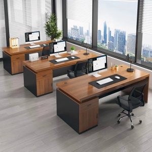 Meja Kantor Staff Karyawan HPL Minimalis