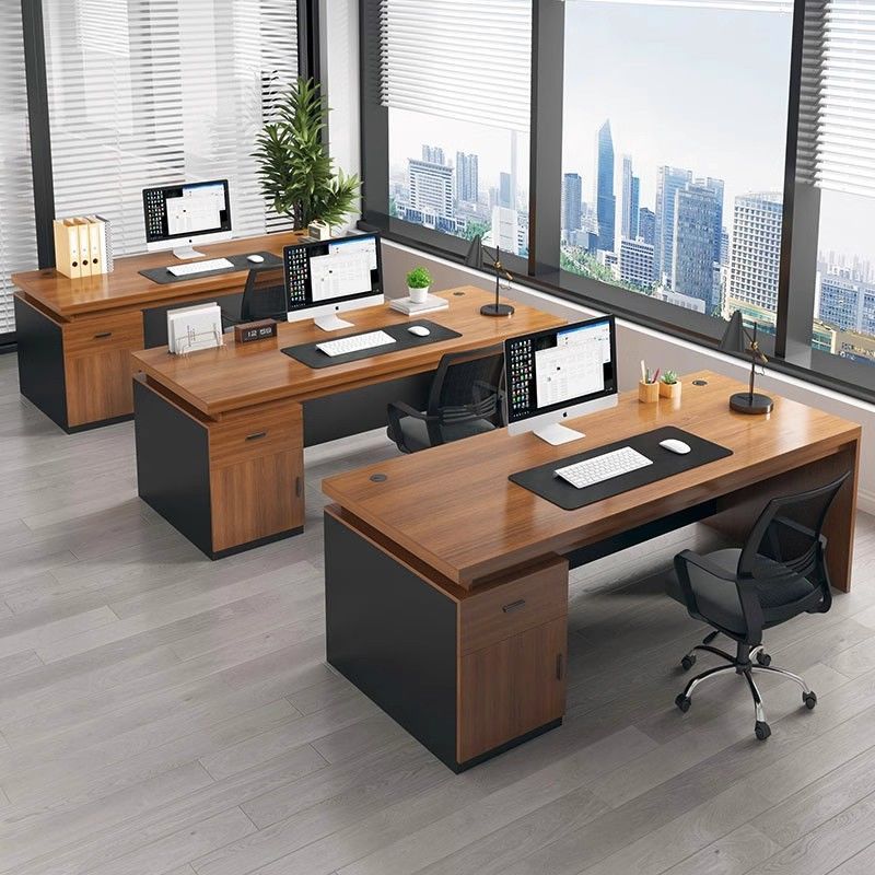 Meja Kantor Staff Karyawan HPL Minimalis