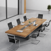 Meja Meeting 8 Orang Rapat Kantor Minimalis Mewah HPL