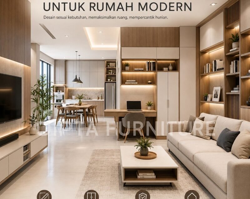 Furniture Custom Minimalis untuk Rumah Modern