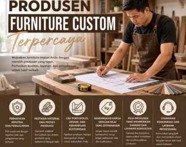 Tips Memilih Produsen Furniture Custom Terpercaya untuk Hunian dan Bisnis