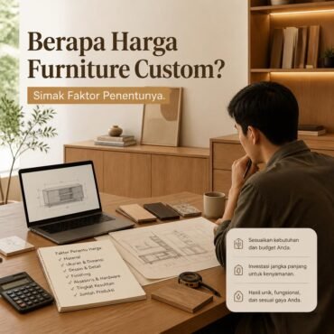 Berapa Harga Furniture Custom Simak Faktor Penentunya