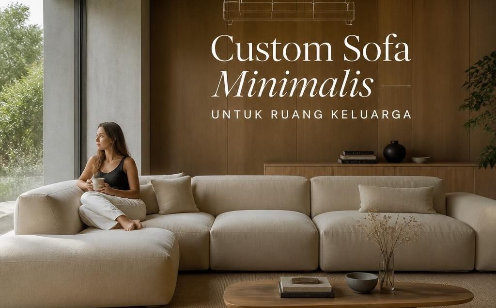 Custom Sofa Minimalis untuk Ruang Keluarga