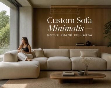 Custom Sofa Minimalis untuk Ruang Keluarga