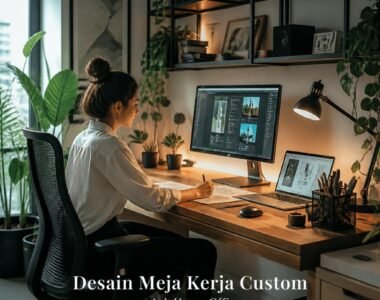 Desain Meja Kerja Custom untuk Home Office