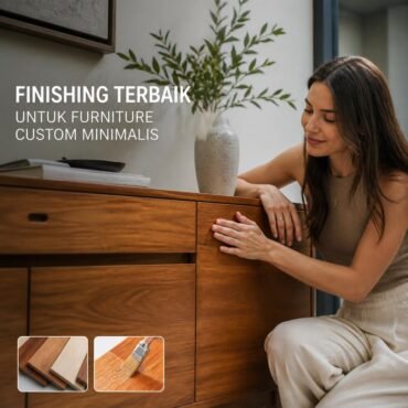 Finishing Terbaik untuk Furniture Custom Minimalis