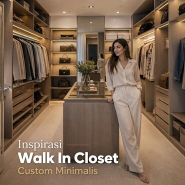 Inspirasi Walk In Closet Custom Minimalis