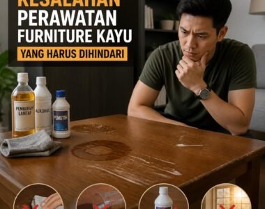Kesalahan Perawatan Furniture Kayu yang Harus Dihindari