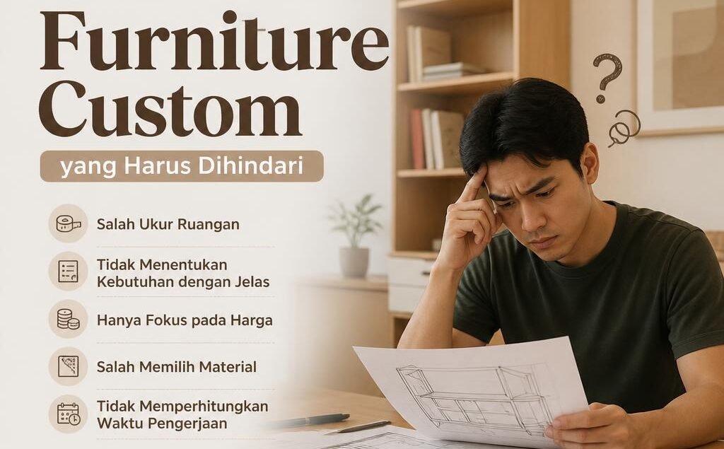 Kesalahan Saat Memesan Furniture Custom yang Harus Dihindari