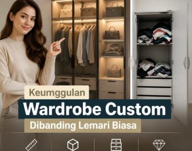 Keunggulan Wardrobe Custom Dibanding Lemari Biasa