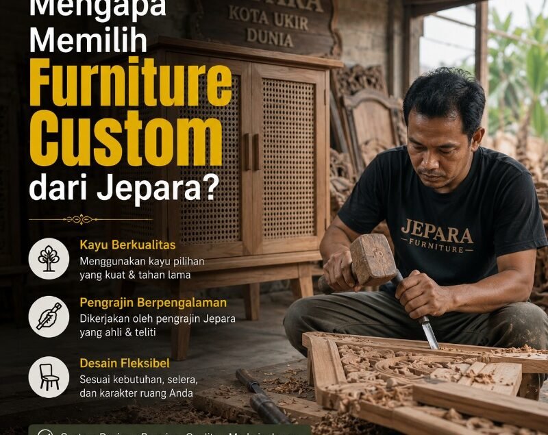 Mengapa Memilih Furniture Custom dari Jepara