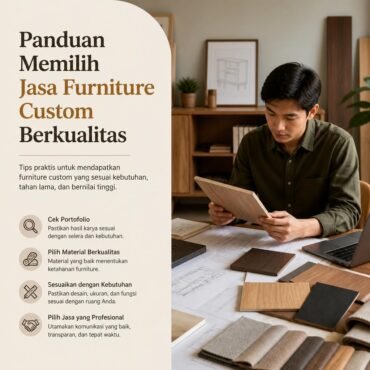 Panduan Memilih Jasa Furniture Custom Berkualitas
