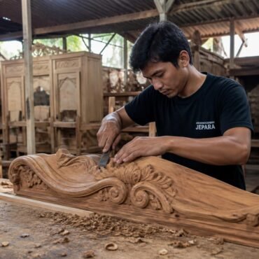 Proses Produksi Furniture Custom di Jepara