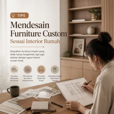 Tips Mendesain Furniture Custom Sesuai Interior Rumah