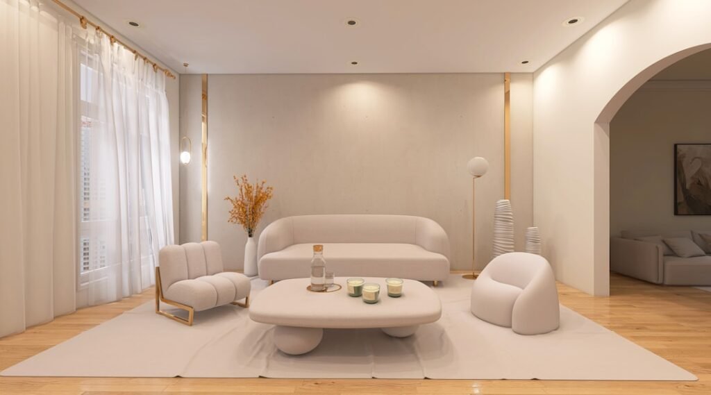 Sofa untuk Villa Modern dengan Desain Elegan