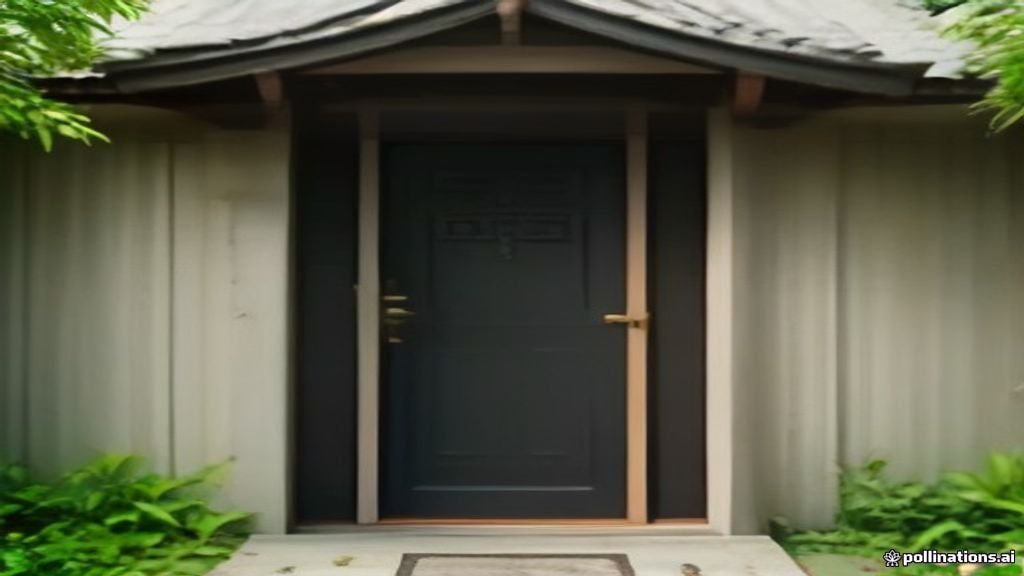pintu kupu tarung untuk rumah dengan lahan terbatas